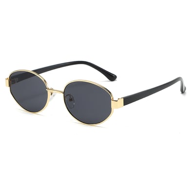 1 Paar Simple Series Simple Patchwork Edelstahl Unisex Sonnenbrille h5 Bild3
