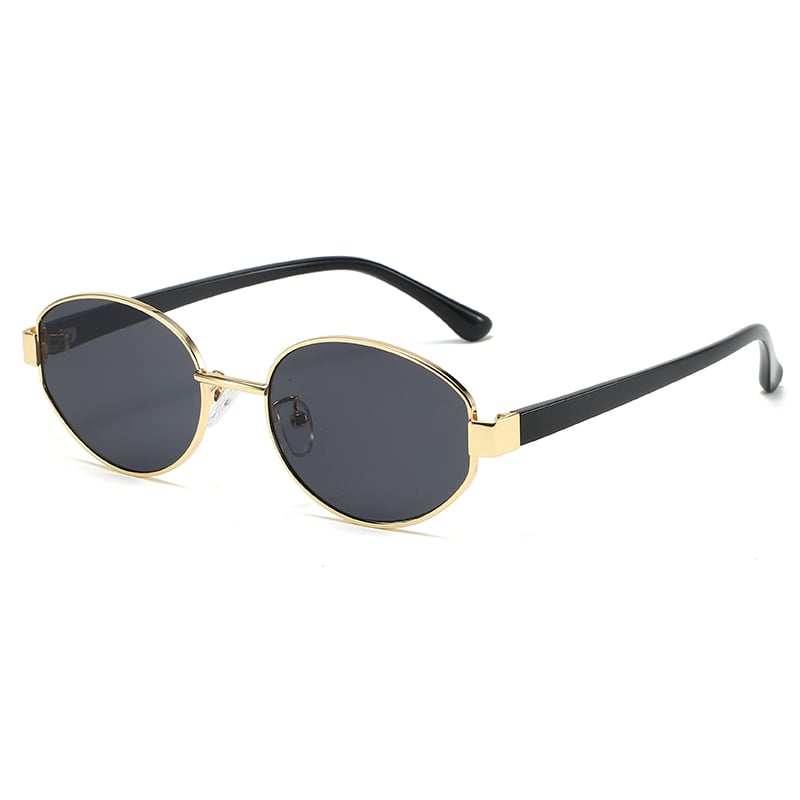 1 Paar Simple Series Simple Patchwork Edelstahl Unisex Sonnenbrille Bild3