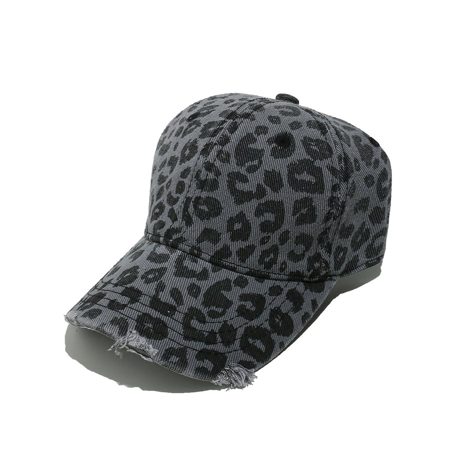 1 stuk Simple Series Retro Leopard Print Katoenen Dameshoeden 