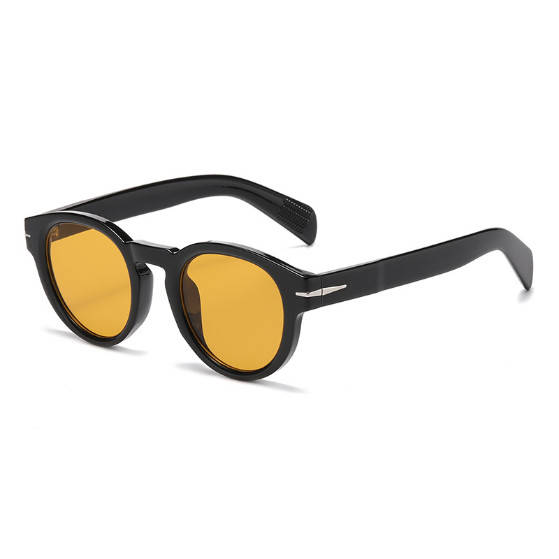 1 Piece Simple Series Retro Solid Color Plastic Women's Sunglasses Picture5