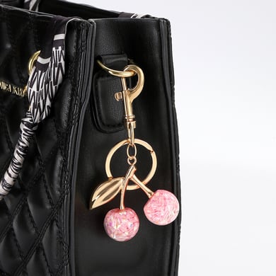 1 Piece Sweet Cherry Gold Color Women's Bag Charms h5 Picture7