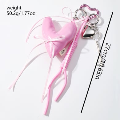 1 Piece Sweet Love Bow Knot  Women's Bag Charms h5 Picture12