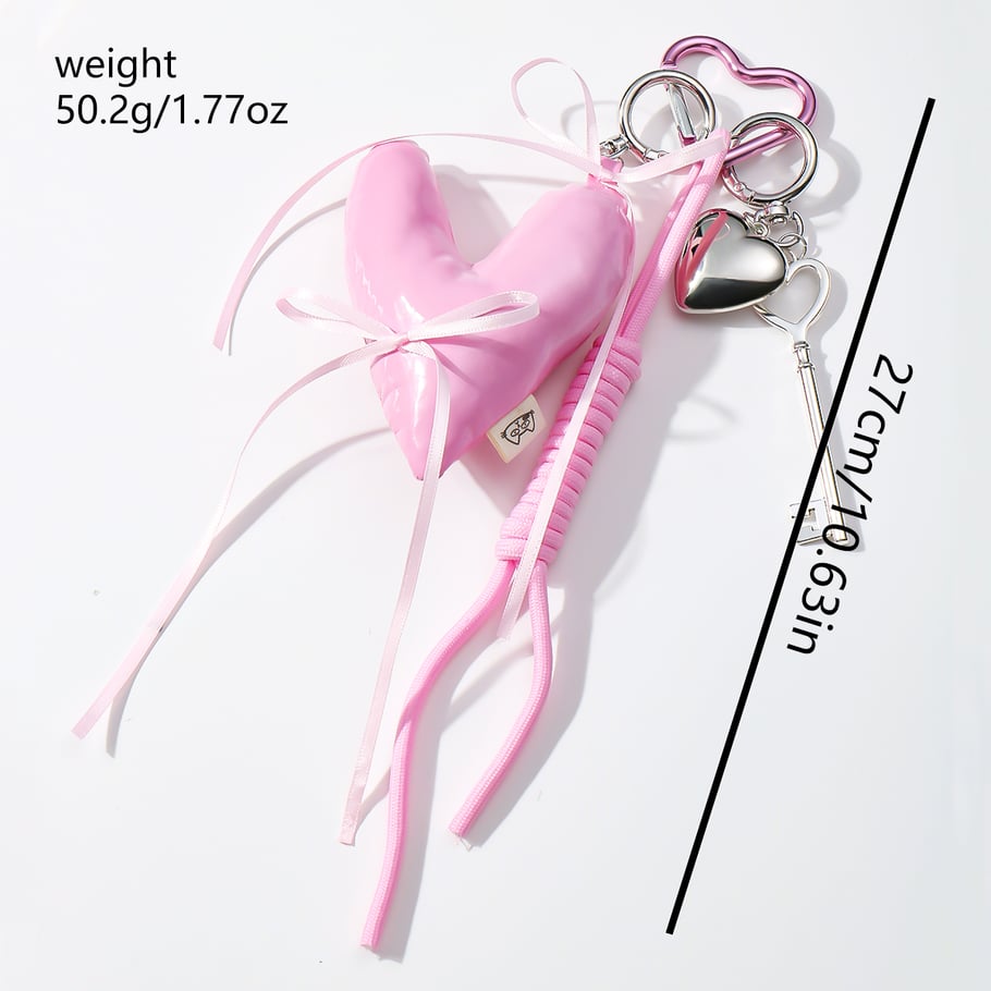 1 Piece Sweet Love Bow Knot  Women's Bag Charms Picture12