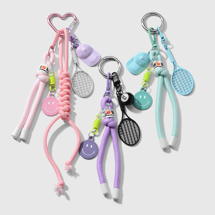 1 Piece Simple Series Casual Smiling Face Alloy Women's Bag Charms Picture4
