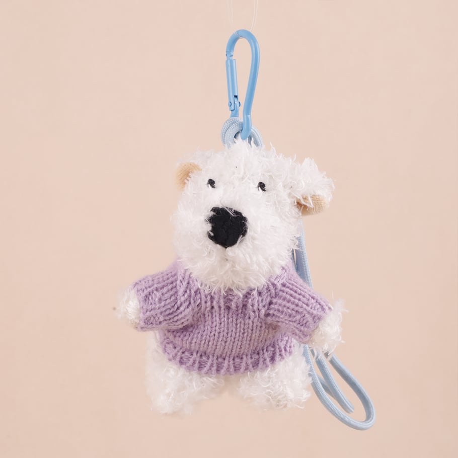 1 Piece Cute Dogs Wearring Dress Women's Bag Charms Picture5