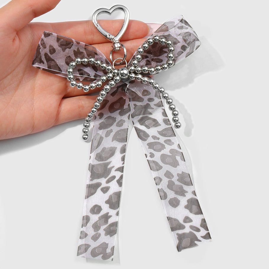 1 Piece Simple Series Retro Bow Knot Alloy Artificial Pearl Women's Bag Charms Picture3