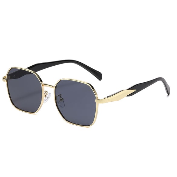 1 Pair Simple Series Casual Patchwork Stainless Steel Unisex Sunglasses
