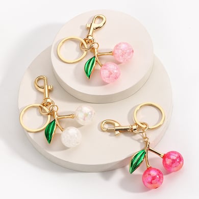 1 Piece Sweet Cherry Women's Bag Charms h5 Picture3