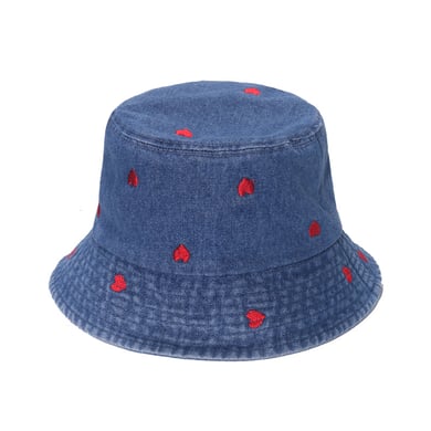 1 pezzo semplice serie carino cuore cotone cappelli da donna h5 Immagine3