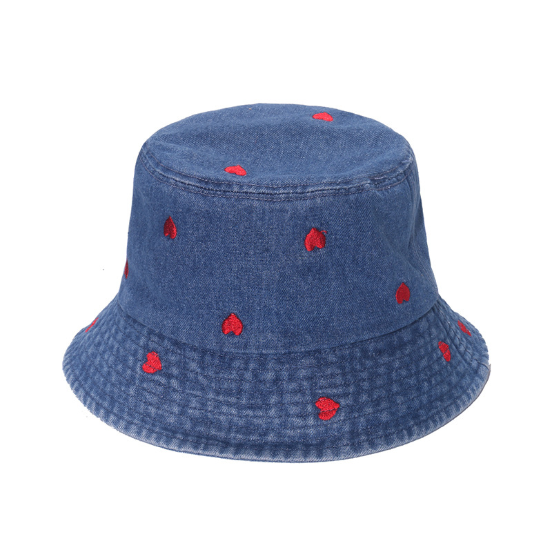 1 pezzo semplice serie carino cuore cotone cappelli da donna Immagine3