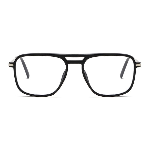 1 pieza de gafas de sol de plástico de color sólido informales de serie simple para mujer 2