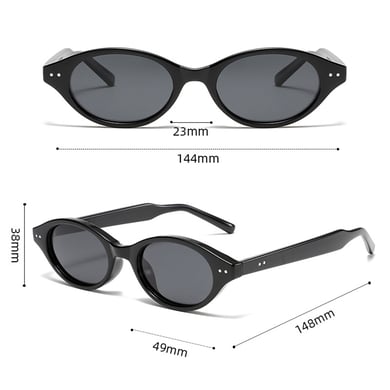 1 Pair of Simple and Elegant Leopard - Print Patchwork Women's Sunglasses h5 Picture7