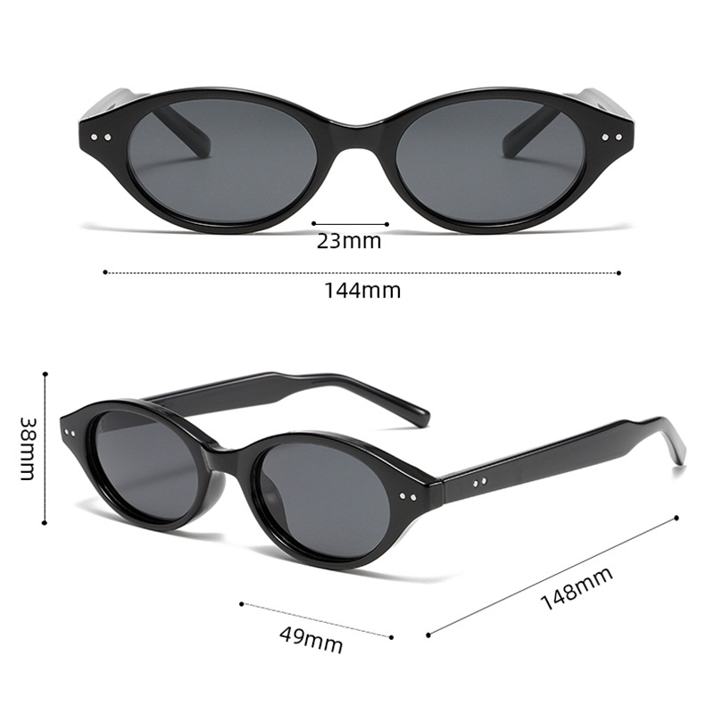 1 Pair of Simple and Elegant Leopard - Print Patchwork Women's Sunglasses Picture7