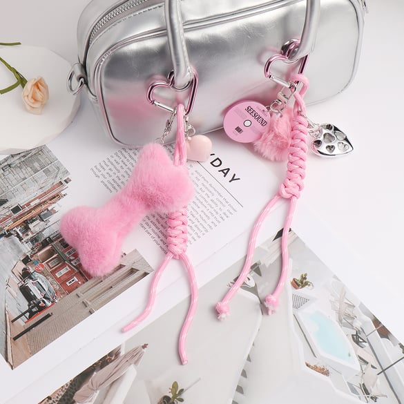 1 Piece Romantic Series Sweet Heart Alloy Women's Bag Charms 2