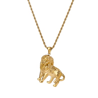 1 Stück Luxuriöse Serie Europa und Amerika Tier Edelstahl Gold Farbe Damen Anhänger Halsketten h5 Bild6