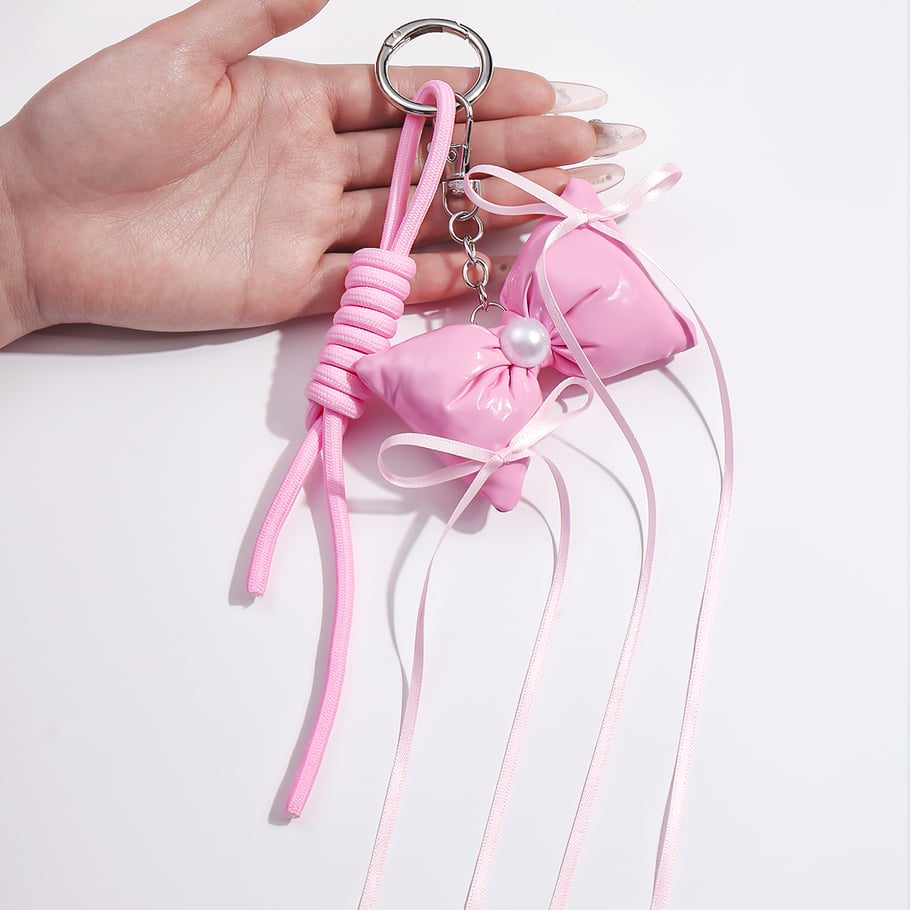 1 Piece Sweet Love Bow Knot  Women's Bag Charms Picture6