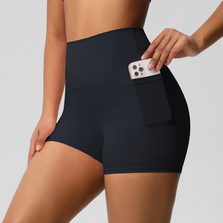 1 Piece High Stretch Athletic Running Yoga Shorts Women's Sport Clothing Picture7