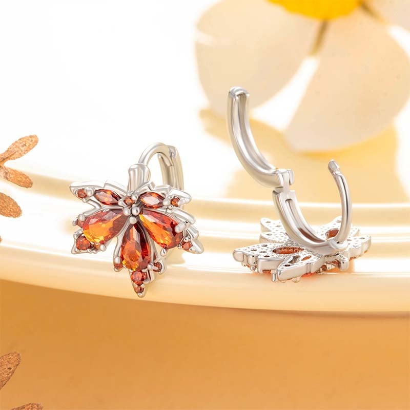 1 Paar Simple Series Simple Plant Copper No Plating Material Zirkon Damen Creolen Bild7