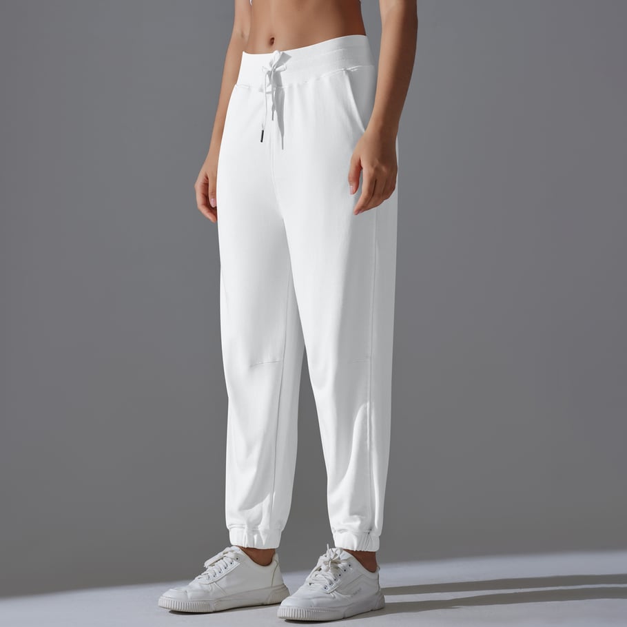 1 Piece Drawstring Solid Colored High Elasticity Daily Sports and Fitness Women's Sweatpants Picture10