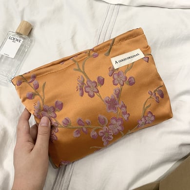 1 Stück Romantische Serie Elegante Blumen Polyester Damentaschen h5 Bild5