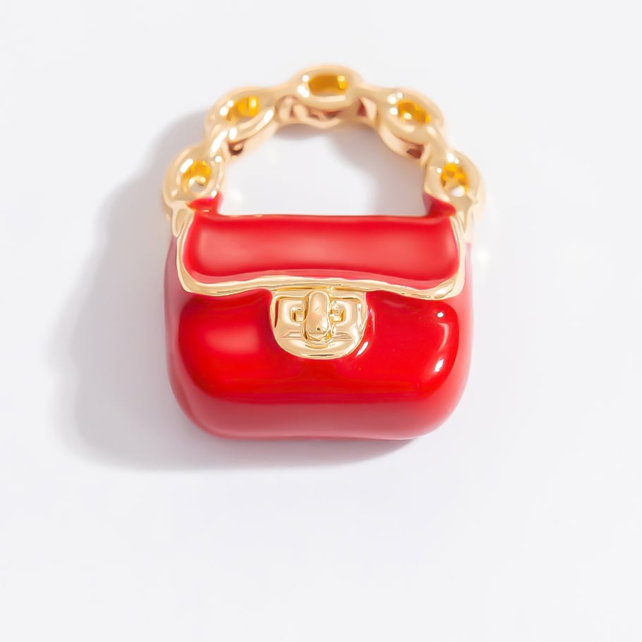1 Piece Romantic Series Daily Charming Plant Colorful Alloy Gold Color Women's Pendants Picture5