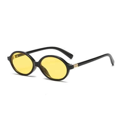 1 Piece Simple Series Retro Solid Color Plastic Women's Sunglasses h5 Picture7