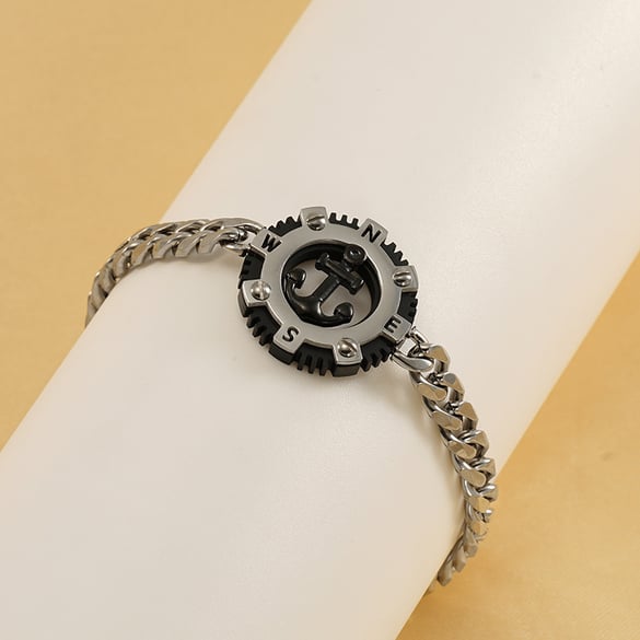1 Pair Hip-hop Trend All-match  Jewelry  Men's Bracelet