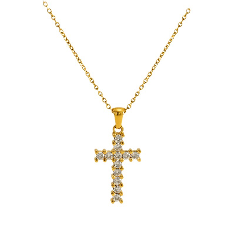 1 Piece Simple Series Daily Cross  Women's Pendant Necklaces Picture6