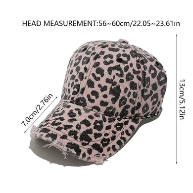 1 stuk Simple Series Retro Leopard Print Katoenen Dameshoeden h5 Afbeelding9