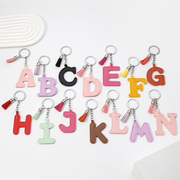 1 pezzo semplice serie casual lettera PU unisex borsa charms 2
