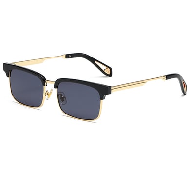 1 Pair Simple Series Daily Solid Color Semi - framed Stylish Women's Sunglasses h5 Picture10