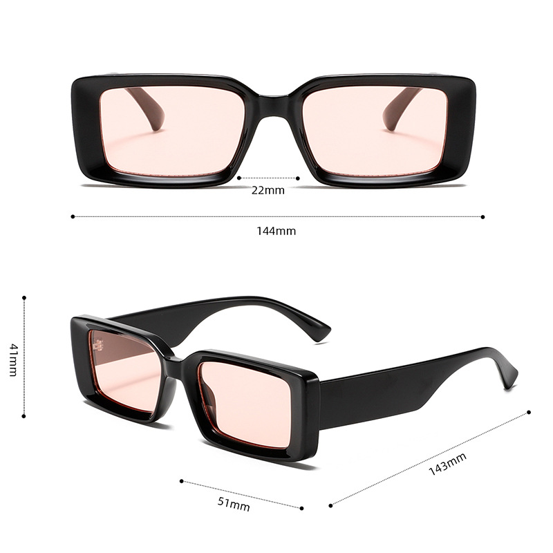1 Paar Retro-Sonnenbrille aus Kunststoff im Leopardenmuster der Simple Series für Damen Bild11