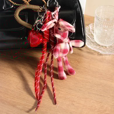 1 Stück Simple Series Daily Animal Cotton Damen Taschenanhänger h5 Bild3