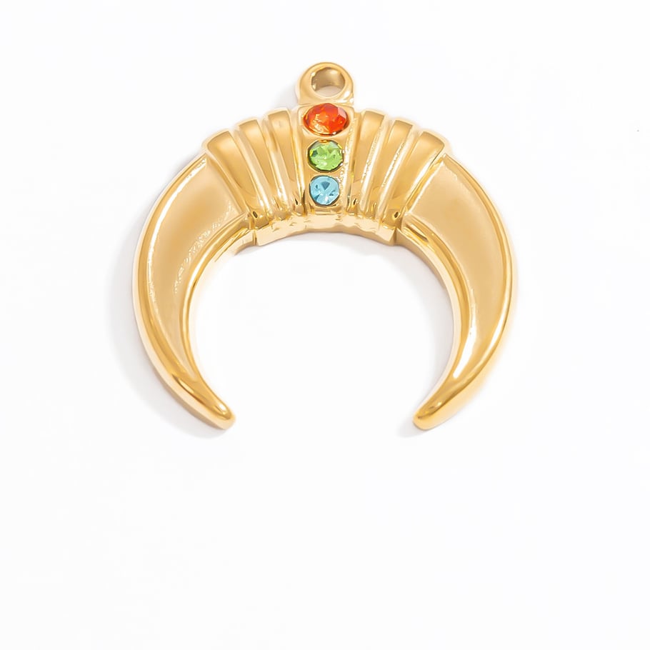 1 pieza de colgante de tortuga de vacaciones de acero inoxidable color dorado para mujer de la serie romántica Imagen8