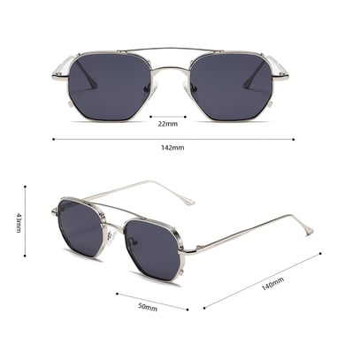 1 Paar Damen-Sonnenbrillen der Simple Series für den Alltag in Volltonfarbe h5 Bild10