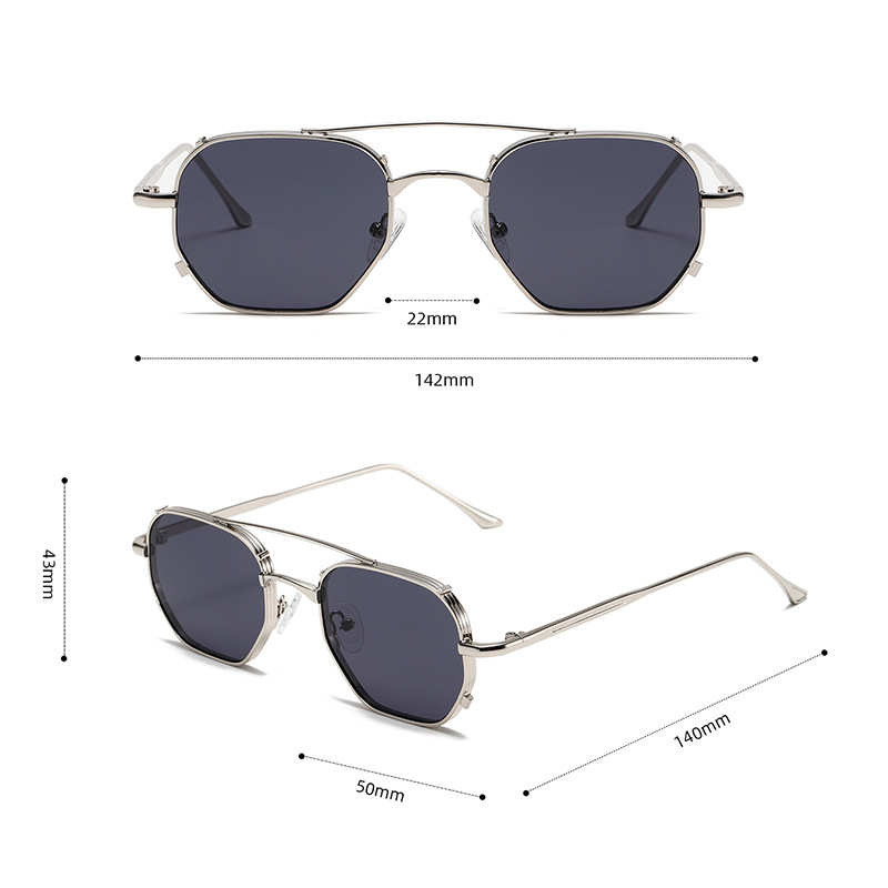 1 Paar Damen-Sonnenbrillen der Simple Series für den Alltag in Volltonfarbe Bild10