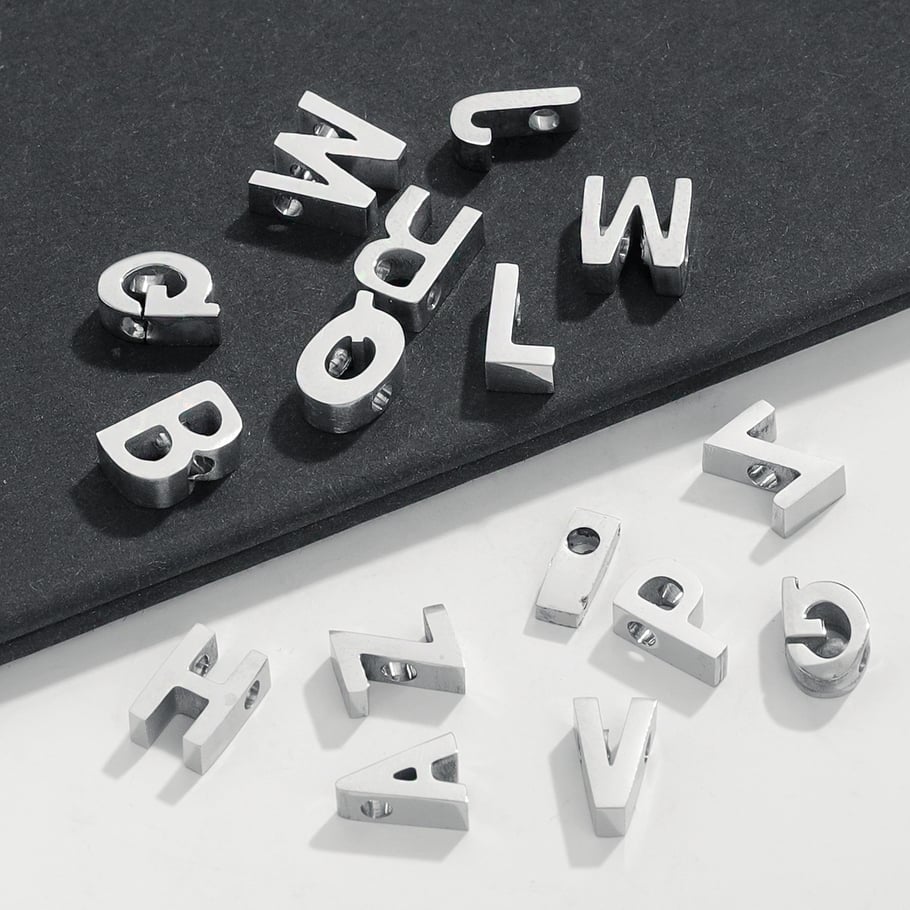 1 Pair Simple Series Casual Letter Unisex Pendants Picture3