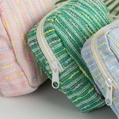 1 Piece Colorful Striped Square Shape Women's Makeup Bags h5 Picture7
