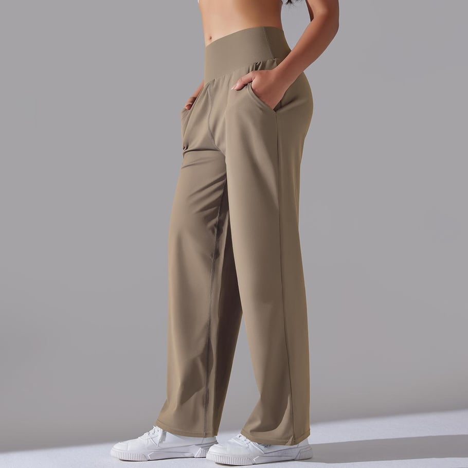 1 Piece High Waisted Comfortable and Super Elastic  Women's Sports  Casual Pants Picture5
