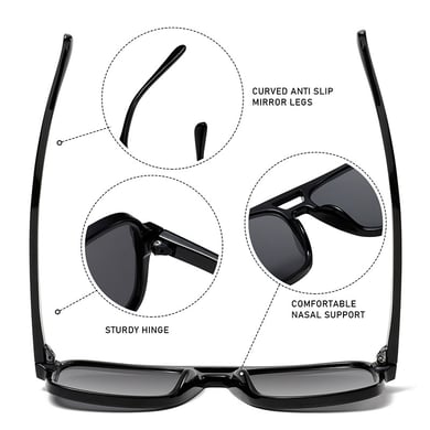 1 Paar Simple Series Alltags-Sonnenbrille aus einfarbigem Kunststoff für Damen h5 Bild9