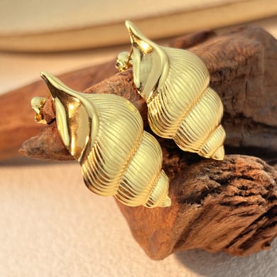 1 Paar Simple Series Retro Turtle Edelstahl Goldfarben Damen Ohrstecker h5 Bild3