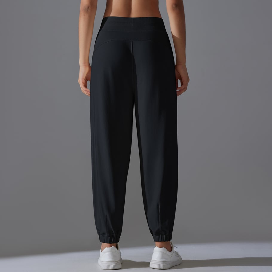 1 Piece Drawstring Solid Colored High Elasticity Daily Sports and Fitness Women's Sweatpants Picture7
