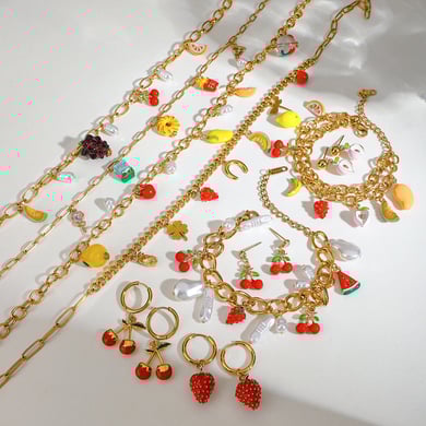 1 Stück Romantische Serie Natürliche Pflanze Edelstahl Gold Farbe Damen Anhänger Halsketten h5 Bild10