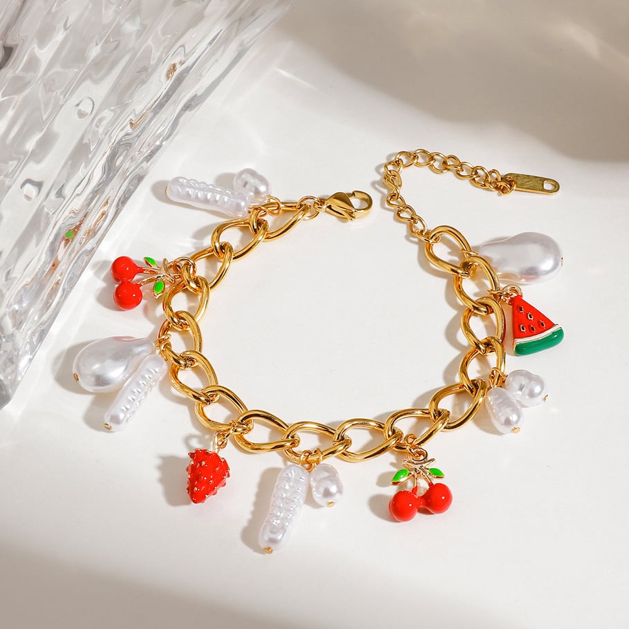 1 Stück Romantische Serie Natürliche Pflanze Edelstahl Gold Farbe Damen Anhänger Halsketten Bild8