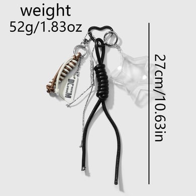 1 Piece Fashion Leather Bow Star Organizer DIY Bag Charms h5 Picture10
