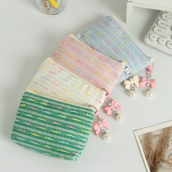 1 Adet Simple Series Basit Şerit Polyester Kadın Çantaları