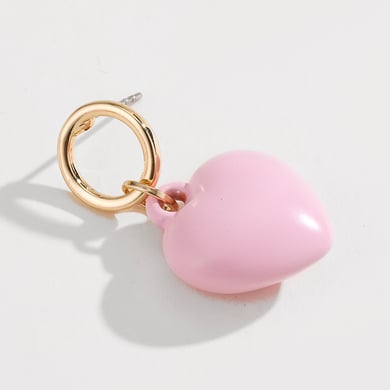 1 Piece Designable Series Sweet Color of Macaron Heart Shape Alloy Women's Beaded Necklaces h5 Picture5