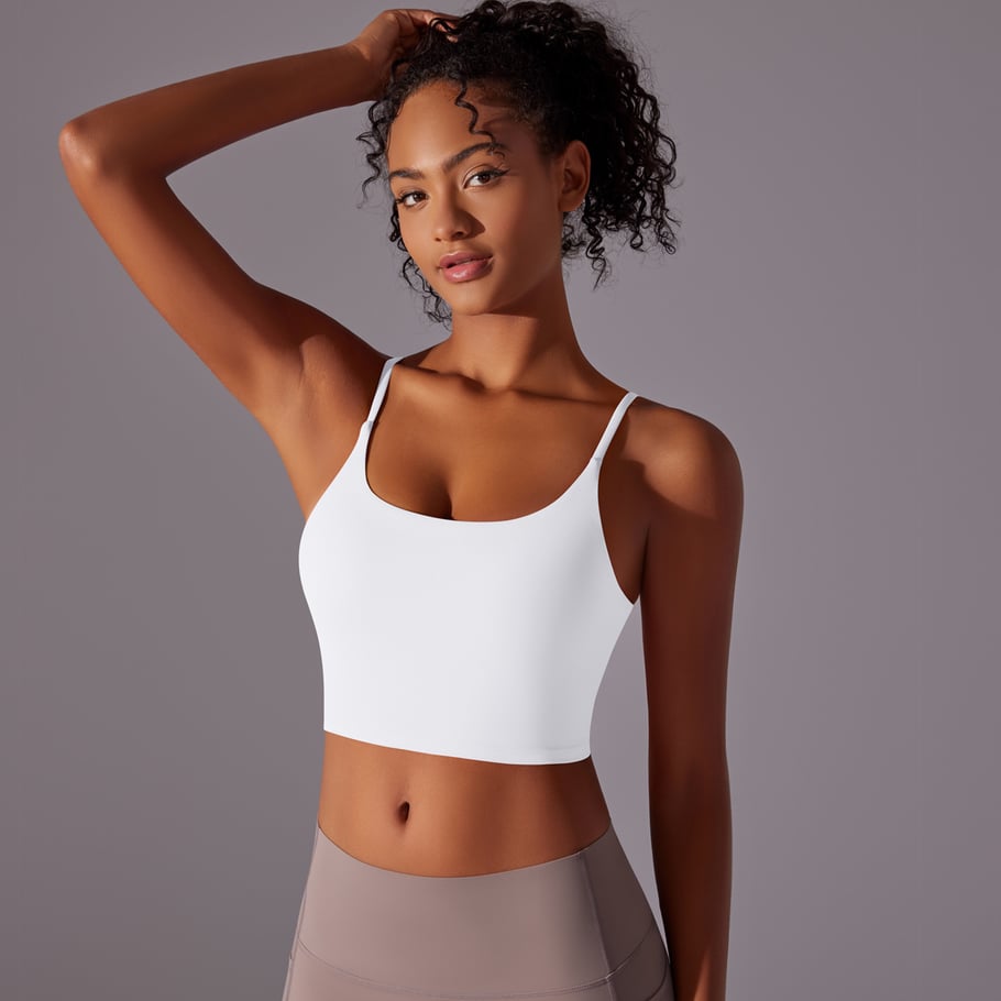 1 Piece Solid Color High Elasticity Sports Bra Women's Sport & Outdoor Clothing Picture5