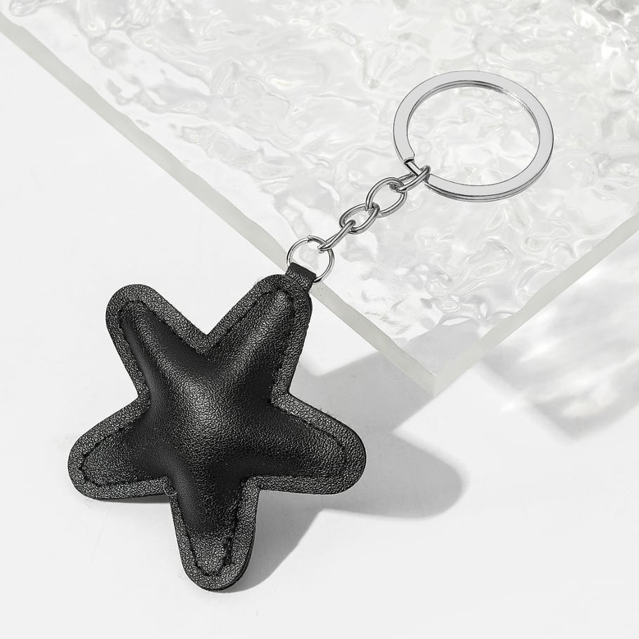 1 pezzo semplice serie carina stella PU borsa da donna ciondoli Immagine9