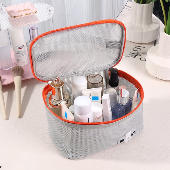1 Piece Simple Series Daily Solid Color Large Capacity Lightweight Cosmetic  Women's Bags